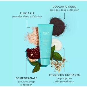 TULA Skin Care Probiotics and Superfoods So Poreless Exfoliating Blackhead Scrub